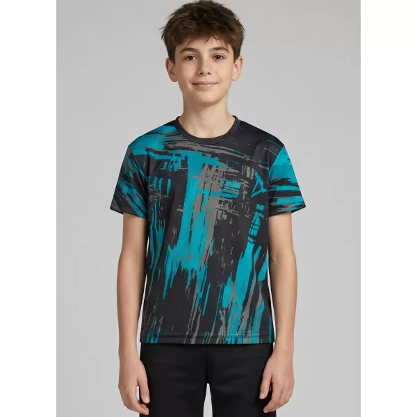  Hochwertiges Funktions-T-Shirt für Kinder ALTISPORT VOJ/ALK010TR01 SCHWARZ/SMARAGD 