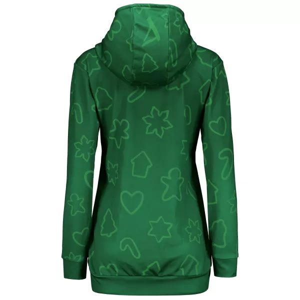  Hochwertiges Funktions-Sweatshirt für Damen ALTISPORT VOJ/ALWVN6MI01 GRÜN 