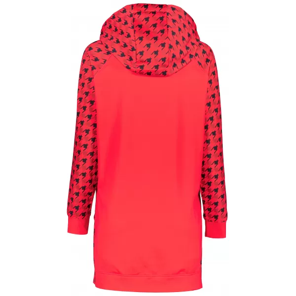  Funktionelles erweitertes Damen-Sweatshirt Premium ALTISPORT VOJ/ALW048MI03 ROT UND SCHWARZ 