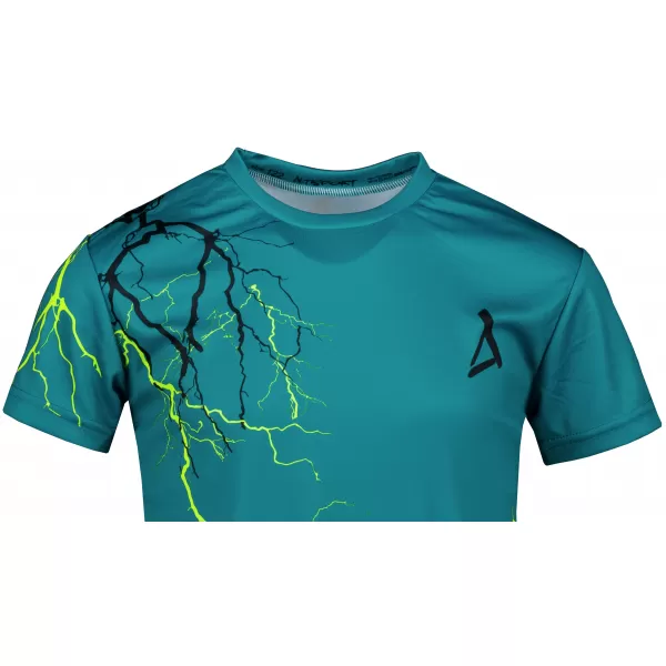  Hochwertiges Funktions-T-Shirt für Kinder ALTISPORT VOJ/ALK004TR01 KEROSIN/GELB 