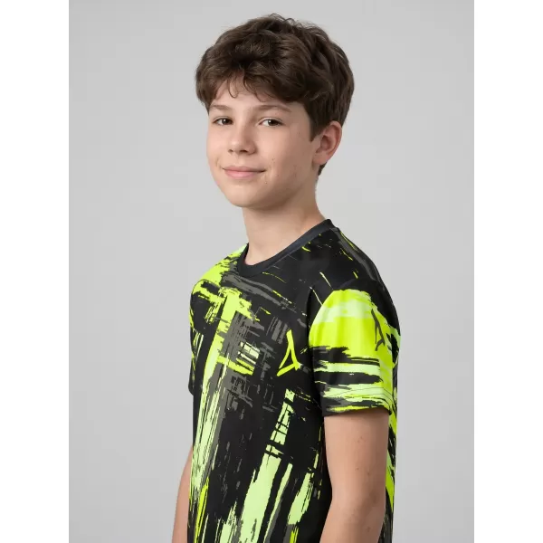  Hochwertiges Funktions-T-Shirt für Kinder ALTISPORT VOJ/ALK010TR01 SCHWARZ UND GELB 
