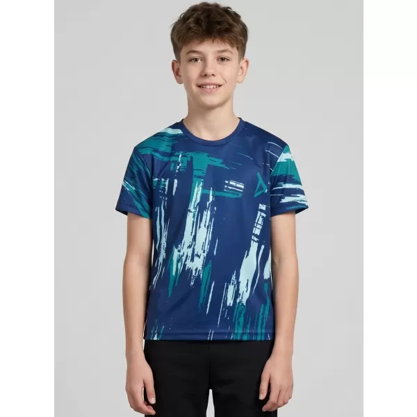 Hochwertiges Funktions-T-Shirt für Kinder ALTISPORT VOJ/ALK010TR01 KEROSIN/BLAU 