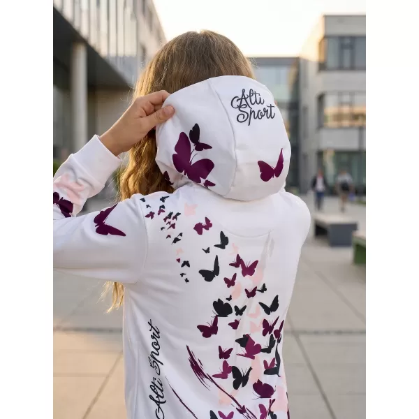  Hochwertiges Funktions-Sweatshirt für Kinder ALTISPORT VOJ/ALK022MI01 WEIß 