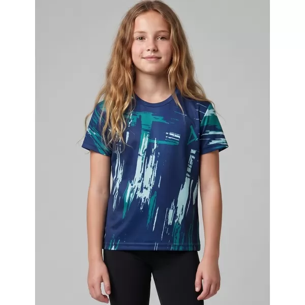  Hochwertiges Funktions-T-Shirt für Kinder ALTISPORT VOJ/ALK010TR01 KEROSIN/BLAU 