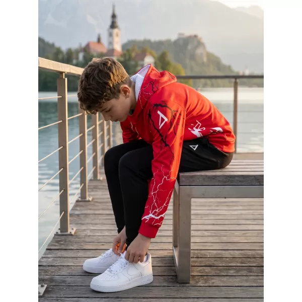  Hochwertiges Funktions-Sweatshirt für Kinder ALTISPORT VOJ/ALK004MI01 ROT 