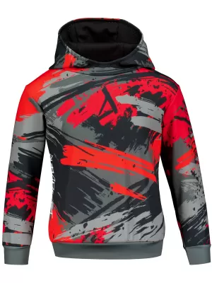 Hochwertiges Funktions-Sweatshirt für Kinder ALTISPORT VOJ/ALK014MI01 SCHWARZ/ROT