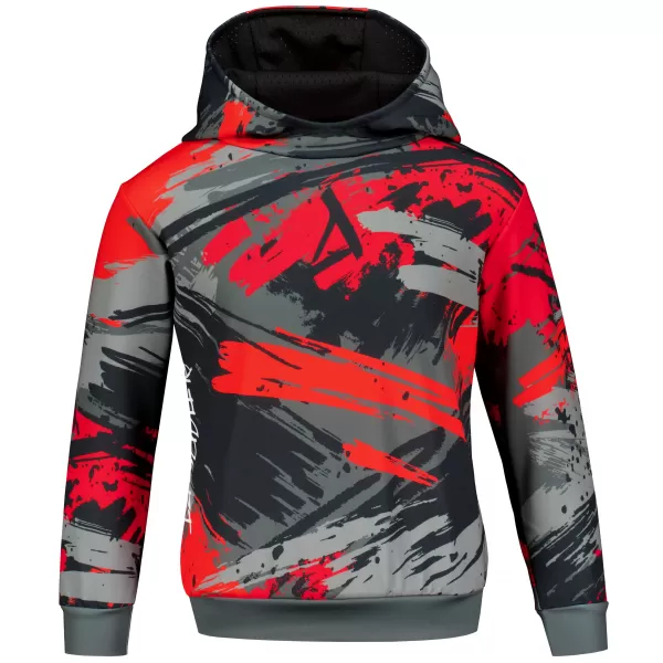  Hochwertiges Funktions-Sweatshirt für Kinder ALTISPORT VOJ/ALK014MI01 SCHWARZ/ROT 