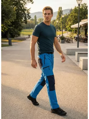Herrenhosen ALTISPORT NoPrint NP/ALM6021NJ LEUCHTENDES BLAU/MARINEBLAU