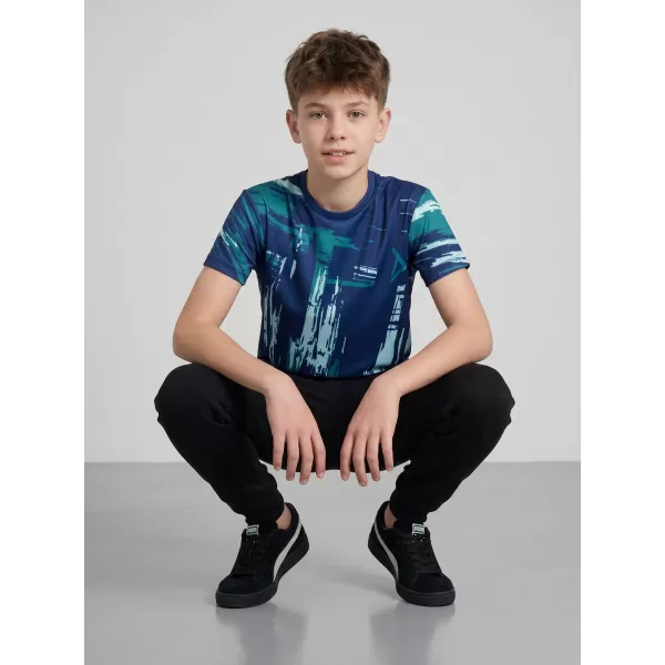  Hochwertiges Funktions-T-Shirt für Kinder ALTISPORT VOJ/ALK010TR01 KEROSIN/BLAU 