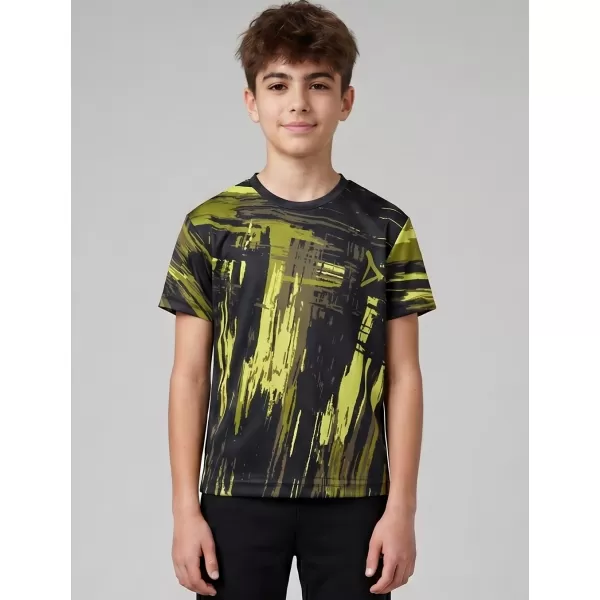  Hochwertiges Funktions-T-Shirt für Kinder ALTISPORT VOJ/ALK010TR01 SCHWARZ/ARMEE 