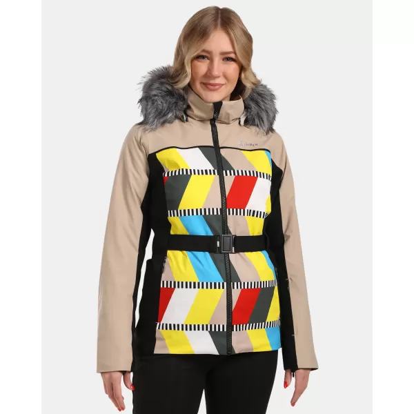 Damen-Skijacke KILPI CLAIR-W WL0107KI BEIGE 
