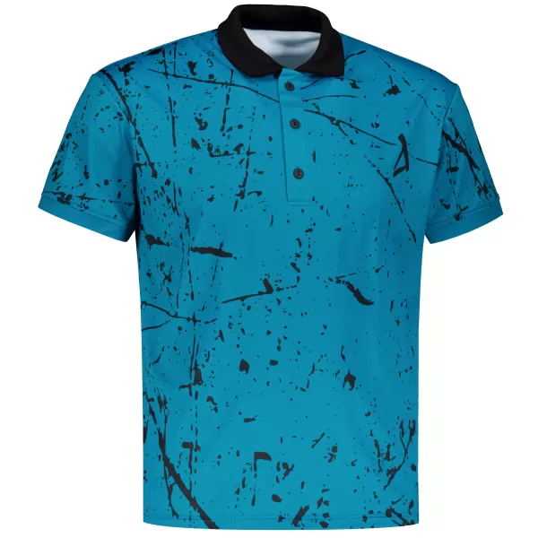  Herren-Funktions-T-Shirt mit Premium-Kragen ALTISPORT VOJ/ALM034TR05 SMARAGD 