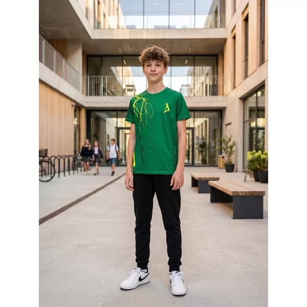  Hochwertiges Funktions-T-Shirt für Kinder ALTISPORT VOJ/ALK004TR01 FLASCHENGRÜN 