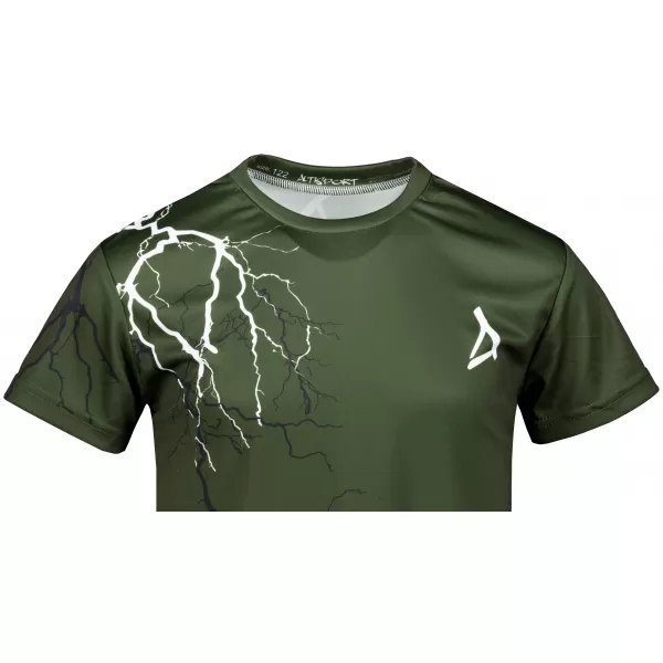  Hochwertiges Funktions-T-Shirt für Kinder ALTISPORT VOJ/ALK004TR01 OLIVE 