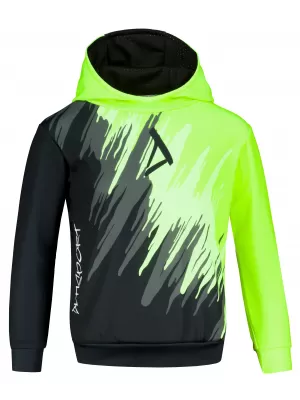 Hochwertiges Funktions-Sweatshirt für Kinder ALTISPORT VOJ/ALK006MI01 SCHWARZ UND GELB