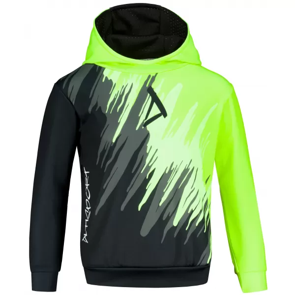  Hochwertiges Funktions-Sweatshirt für Kinder ALTISPORT VOJ/ALK006MI01 SCHWARZ UND GELB 