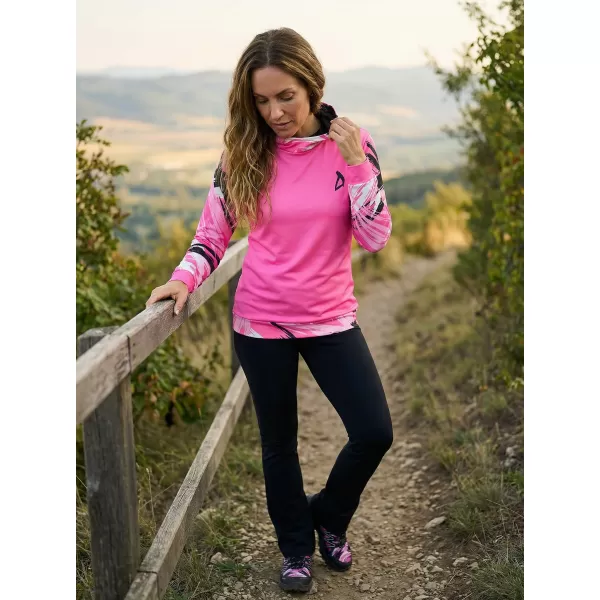  Hochwertiges Funktions-Sweatshirt für Damen ALTISPORT VOJ/ALW039MI01 FLUO-ROSA 