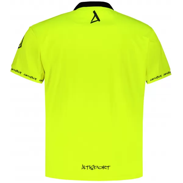  Herren-Funktions-T-Shirt mit Premium-Kragen ALTISPORT VOJ/ALM000TR05 NEONGELB 