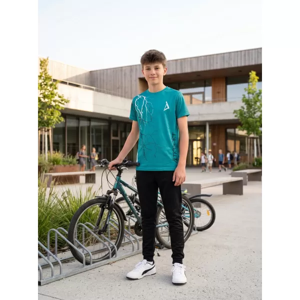  Hochwertiges Funktions-T-Shirt für Kinder ALTISPORT VOJ/ALK004TR01 KEROSIN/WEIß 