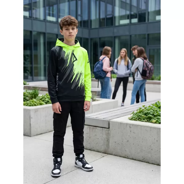  Hochwertiges Funktions-Sweatshirt für Kinder ALTISPORT VOJ/ALK006MI01 SCHWARZ UND GELB 