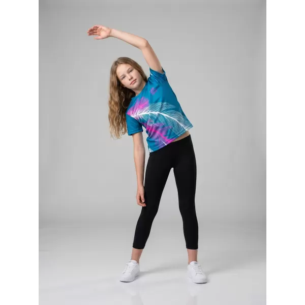  Hochwertiges Funktions-T-Shirt für Kinder ALTISPORT VOJ/ALK001TR01 PETROL/ROSA 