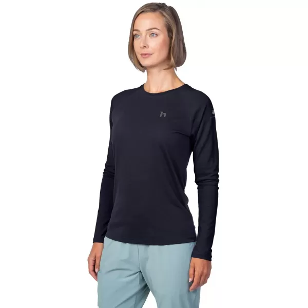 Damen-T-Shirt mit langen Ärmeln HANNAH LESLIE L/S ANTHRAZIT 