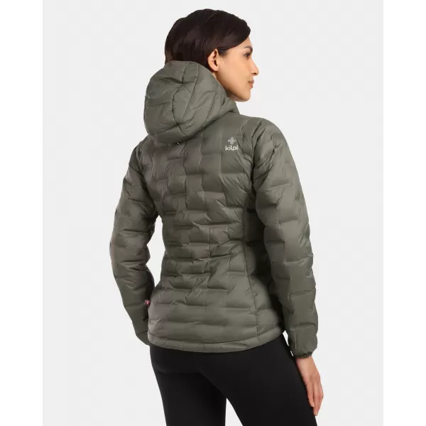  Daunenjacke für Damen KILPI ALBERTA-W WL0115KI DUNKELGRÜN 