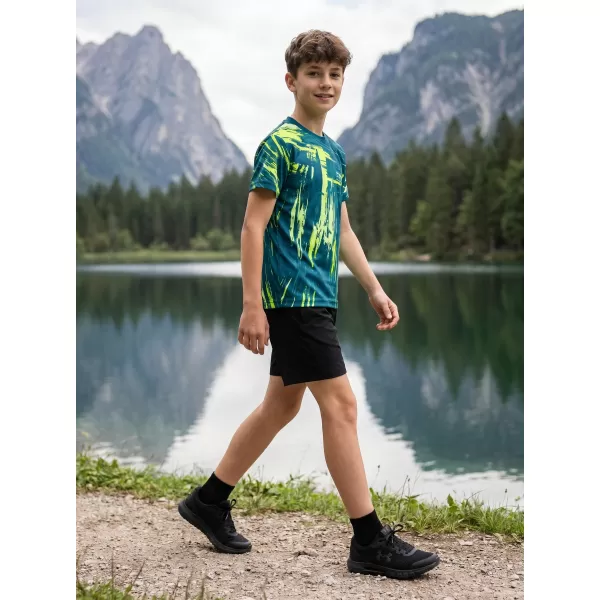  Hochwertiges Funktions-T-Shirt für Kinder ALTISPORT VOJ/ALK010TR01 KEROSIN/GELB 