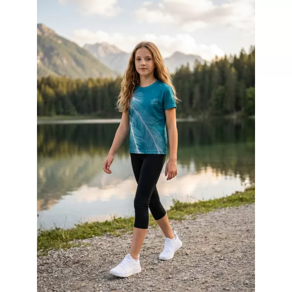  Hochwertiges Funktions-T-Shirt für Kinder ALTISPORT VOJ/ALK001TR01 SMARAGD/GRAU 