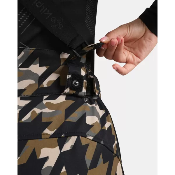  Softshell-Skihose für Damen KILPI TORIEN-W WL0407KI KHAKI 