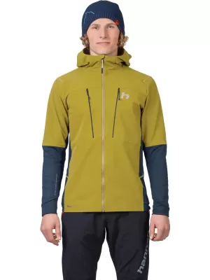 Herrenjacke HANNAH TRANE HOODY AVOCADOÖL/GESCHICHTETES MEER