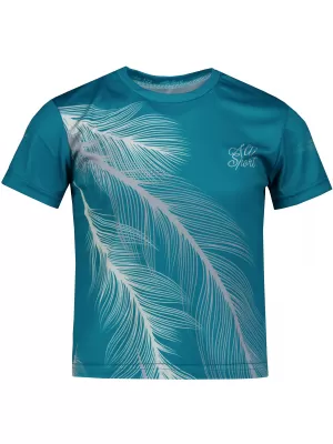 Hochwertiges Funktions-T-Shirt für Kinder ALTISPORT VOJ/ALK001TR01 SMARAGD/GRAU