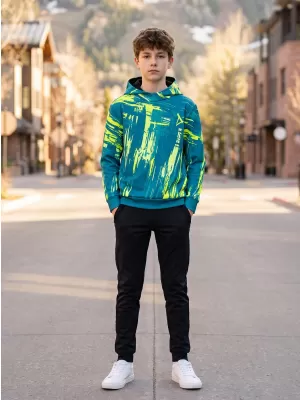 Hochwertiges Funktions-Sweatshirt für Kinder ALTISPORT VOJ/ALK010MI01 KEROSIN/GELB