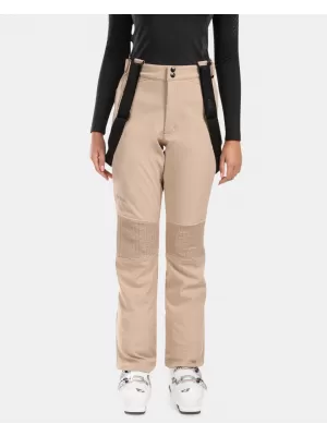 Softshell-Skihose für Damen KILPI DIONE-W WL0408KI BEIGE