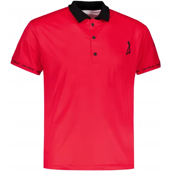  Herren-Funktions-T-Shirt mit Premium-Kragen ALTISPORT VOJ/ALM000TR05 ROT 