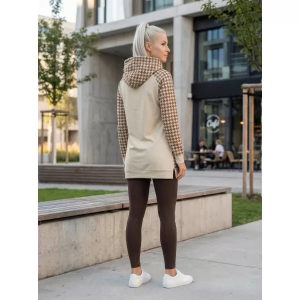  Funktionelles erweitertes Damen-Sweatshirt Premium ALTISPORT VOJ/ALW048MI03 BRAUN 