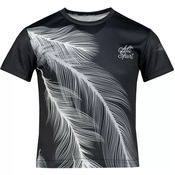  Hochwertiges Funktions-T-Shirt für Kinder ALTISPORT VOJ/ALK001TR01 SCHWARZ/GRAU 