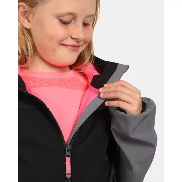  Softshelljacke für Mädchen KILPI RAVIA-J WJ0113KI SCHWARZ 