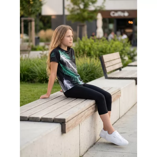  Hochwertiges Funktions-T-Shirt für Kinder ALTISPORT VOJ/ALK001TR01 SCHWARZ/TÜRKIS 