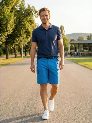 Herrenshorts ALTISPORT NoPrint NP/ALM4021NJ LEUCHTEND BLAU