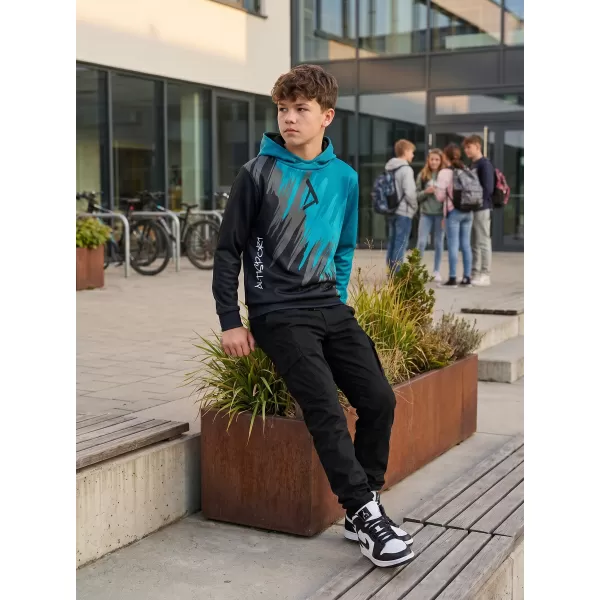  Hochwertiges Funktions-Sweatshirt für Kinder ALTISPORT VOJ/ALK006MI01 KEROSIN/BLAU 