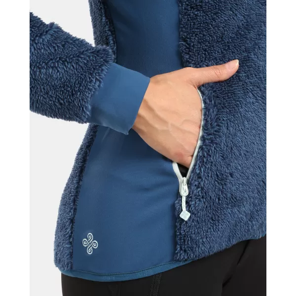  Fleece-Hoodie für Damen KILPI NORKA-W WL0204KI DUNKELBLAU 