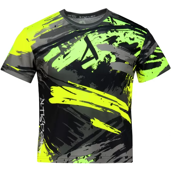  Hochwertiges Funktions-T-Shirt für Kinder ALTISPORT VOJ/ALK014TR01 SCHWARZ/GRÜN 