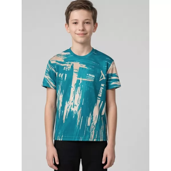  Hochwertiges Funktions-T-Shirt für Kinder ALTISPORT VOJ/ALK010TR01 SMARAGD/BLAU 