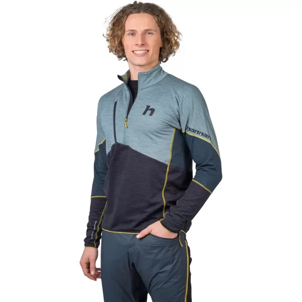  Herren-Sweatshirt HANNAH NIRO HZ SILBERBLAU/ANTHRAZITMEL 
