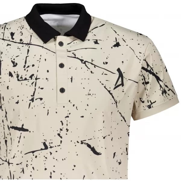  Herren-Funktions-T-Shirt mit Premium-Kragen ALTISPORT VOJ/ALM034TR05 BRAUN 