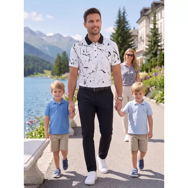  Herren-Funktions-T-Shirt mit Premium-Kragen ALTISPORT VOJ/ALM034TR05 WEIß 