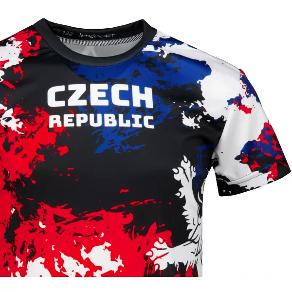  Funktionaler t -Shirt -Prämie von Kindern ALTISPORT VOJ/ALK036TR01 ROT/SCHWARZ 