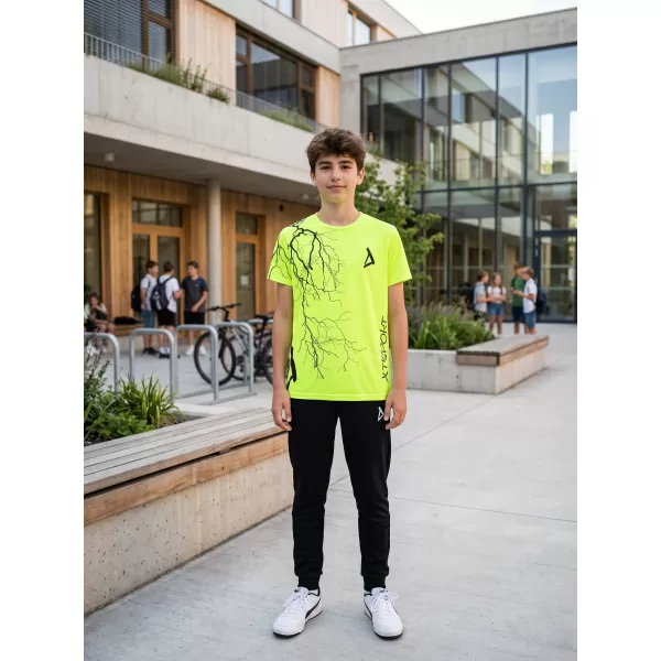  Hochwertiges Funktions-T-Shirt für Kinder ALTISPORT VOJ/ALK004TR01 NEONGELB 