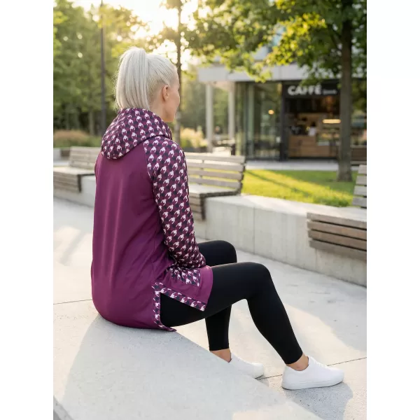 Funktionelles erweitertes Damen-Sweatshirt Premium ALTISPORT VOJ/ALW048MI03 LILA 
